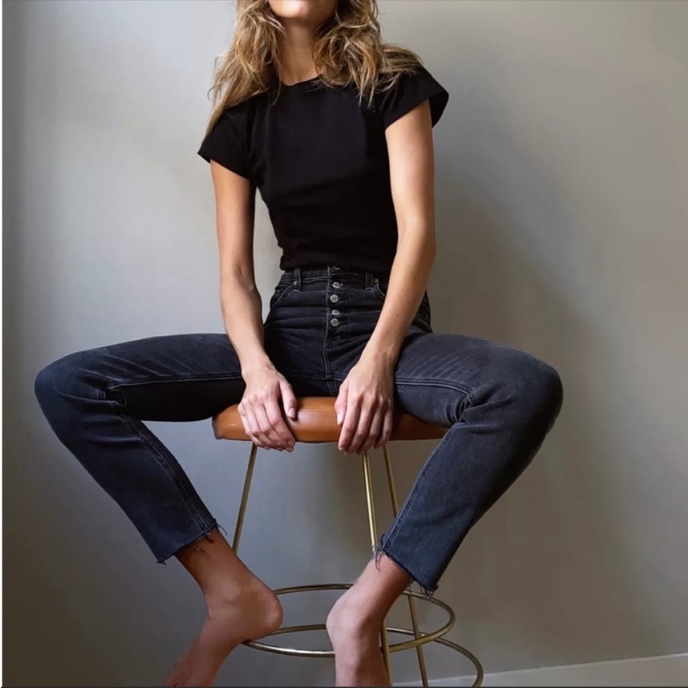 Denim Forum Yoko High Rise Slim Jeans